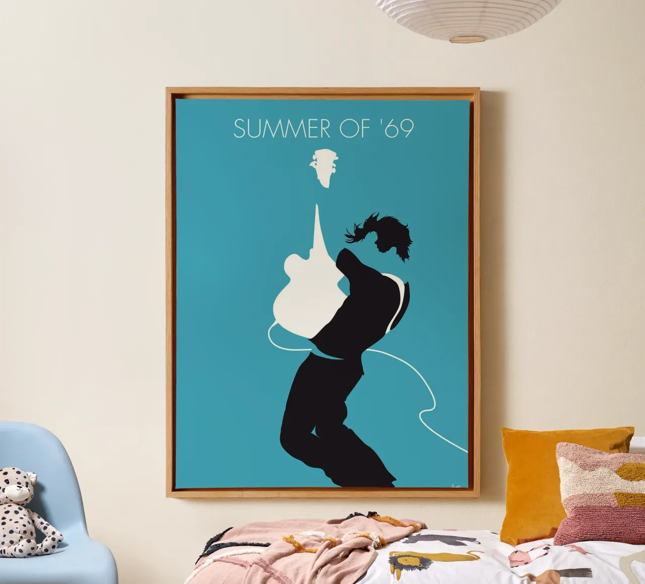 Bryan Adams - Summer Of '69 von Chungkong Leinwand mit Schattenfugenrahmen von jammie