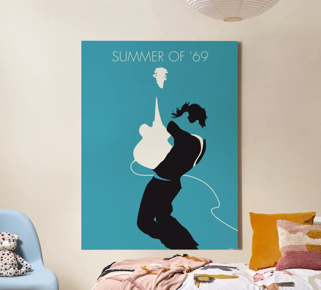 Bryan Adams - Summer Of '69 von Chungkong Leinwand mit Schattenfugenrahmen von jammie