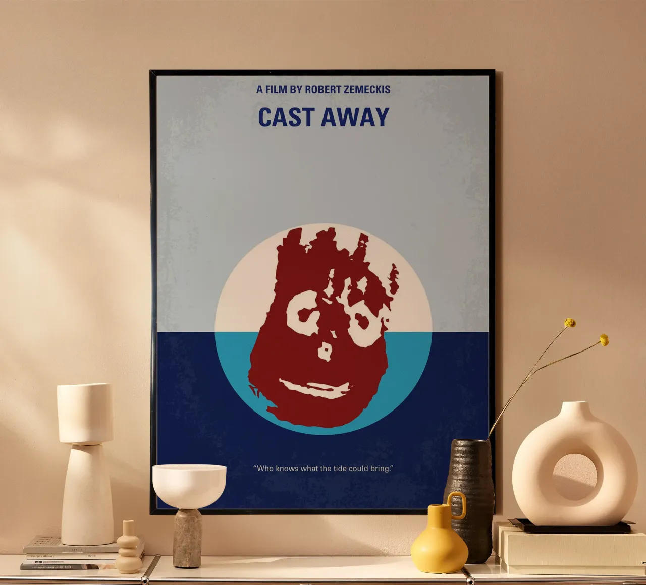 Cast Away di Chungkong poster con telaio in plastica da jammie