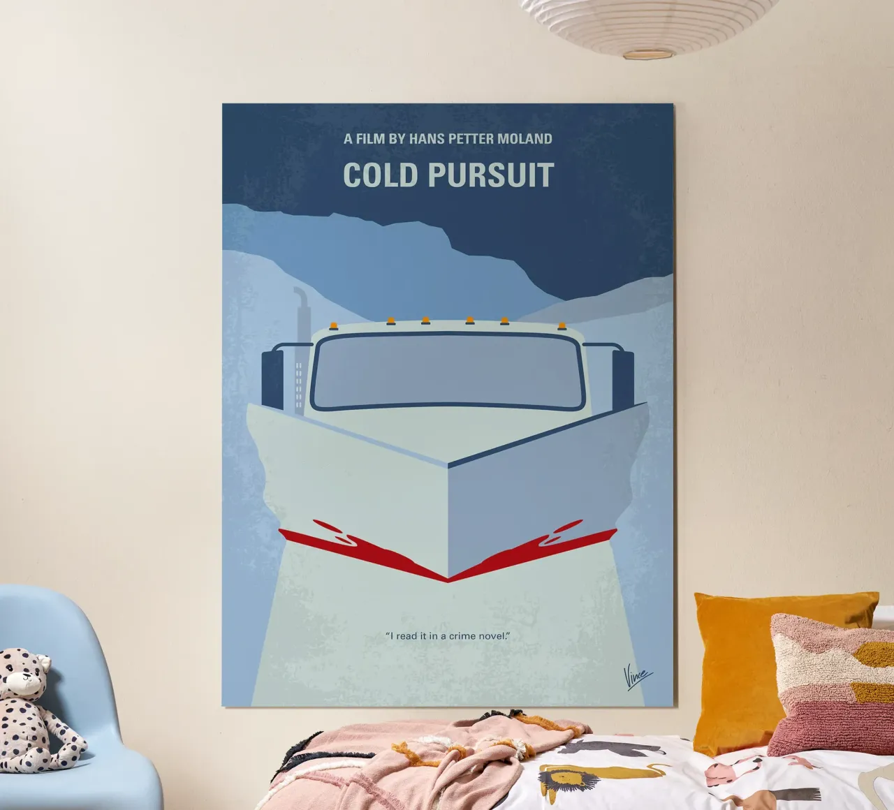 Inseguimento a freddo di Chungkong poster con telaio in legno da jammie