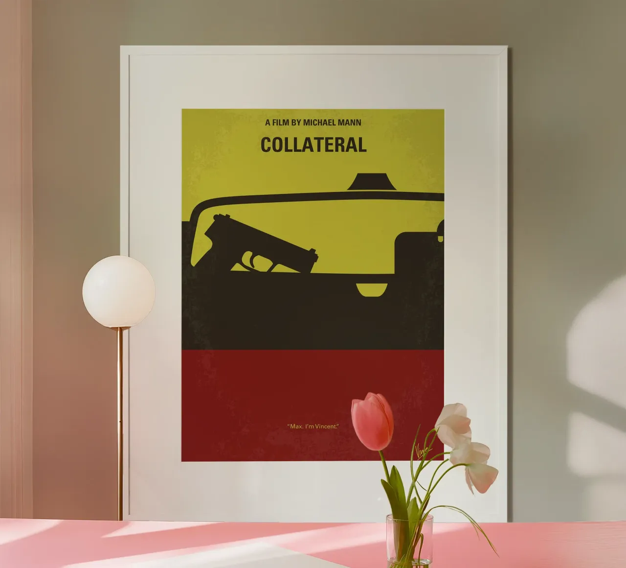Colateral de Chungkong poster con marco de aluminio de jammie