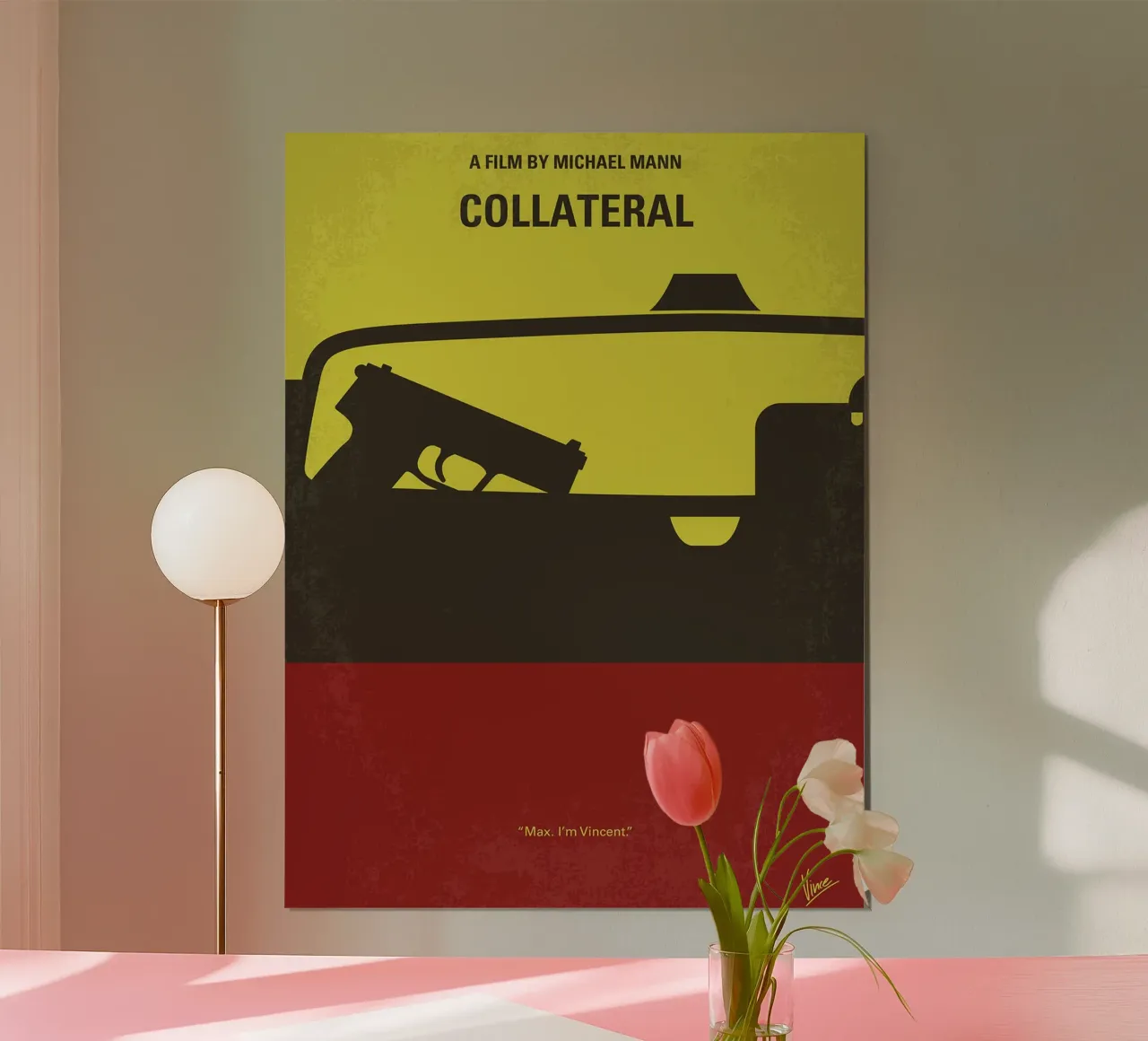 Colateral de Chungkong poster con marco de aluminio de jammie