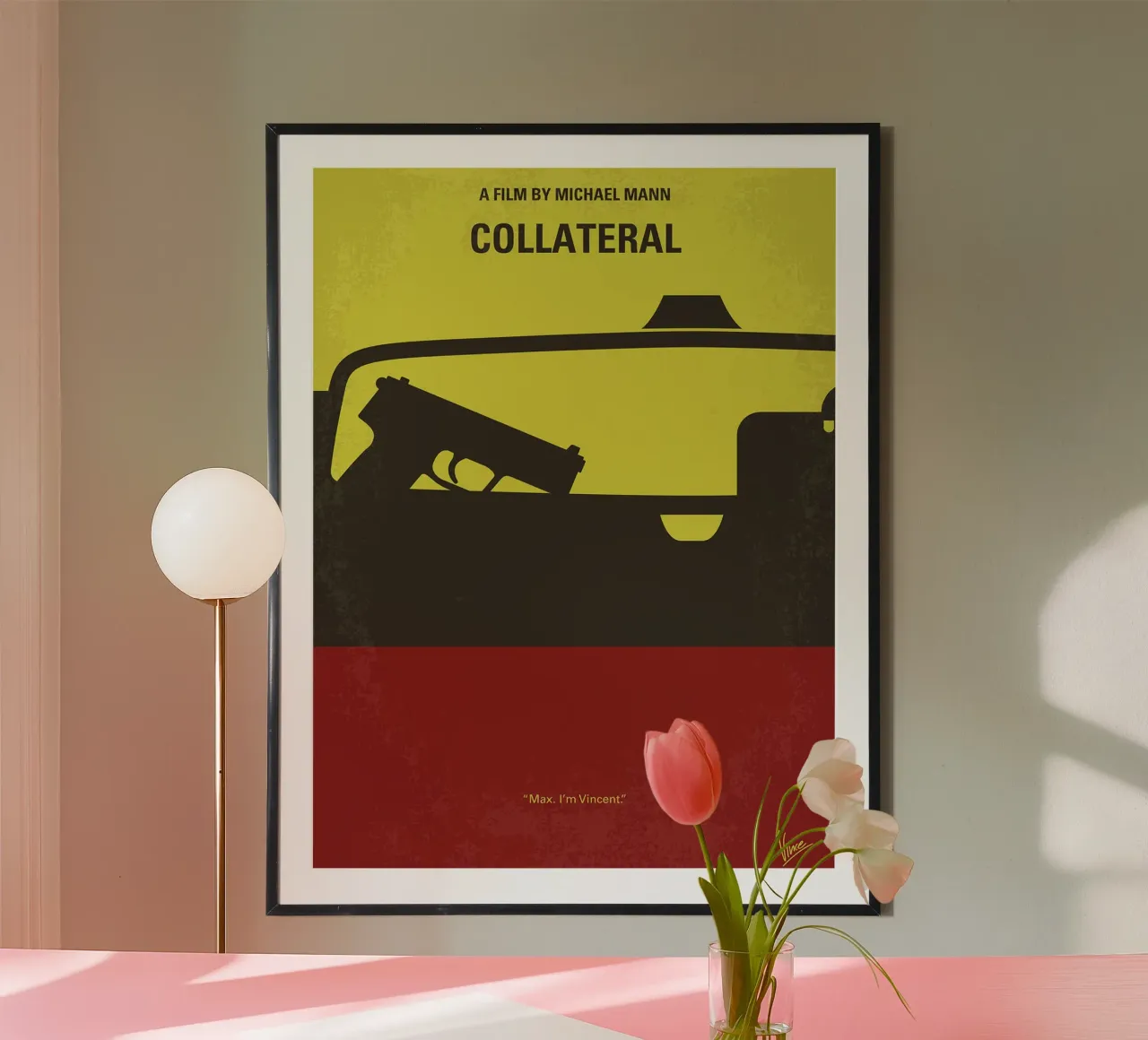Colateral de Chungkong poster con marco de aluminio de jammie