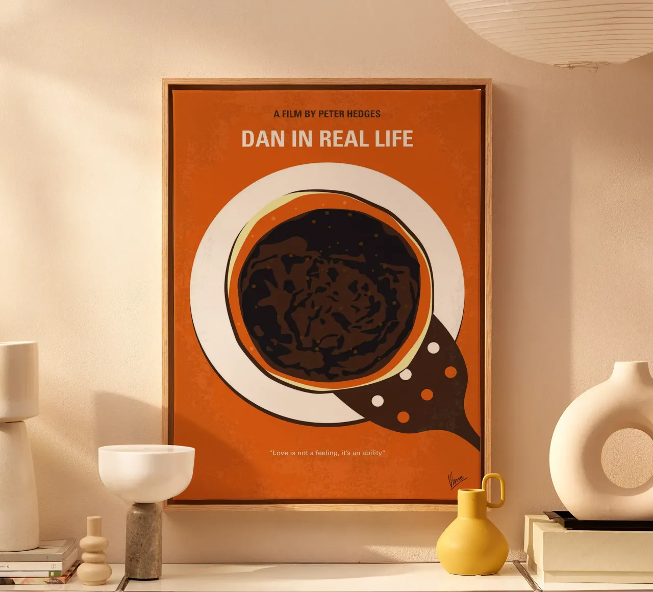 Dan in het echt door Chungkong canvas met Baklijst van jammie