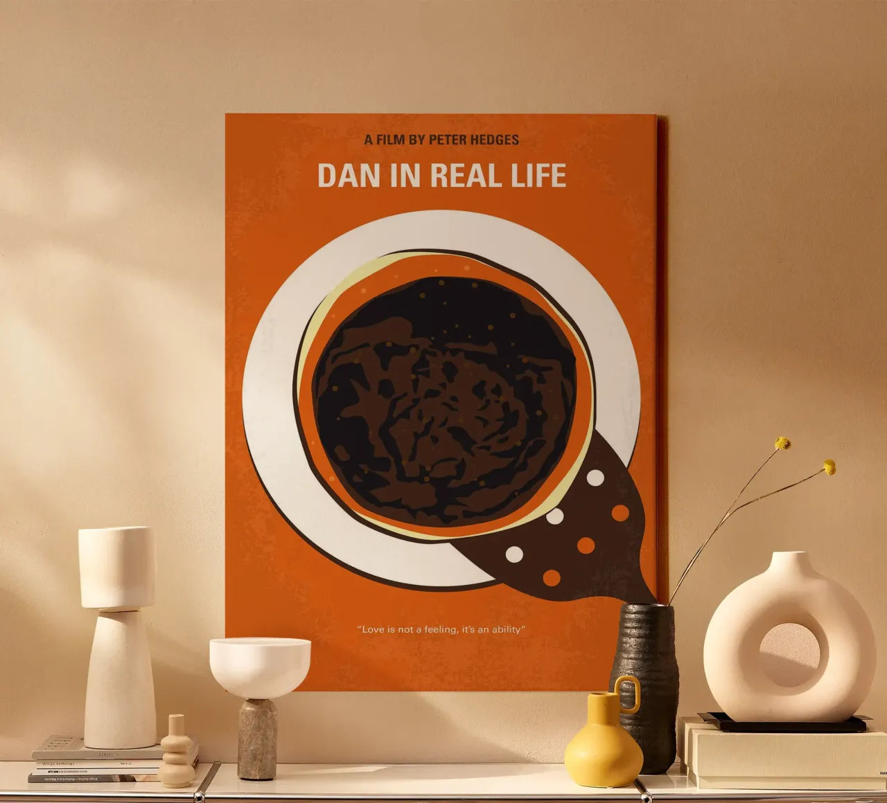 Dan in het echt door Chungkong canvas met Baklijst van jammie