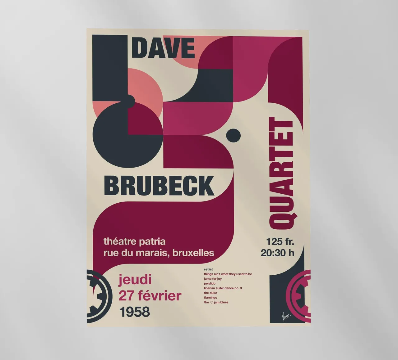 Quartetto Dave Brubeck di Chungkong pellicola backlit da jammie