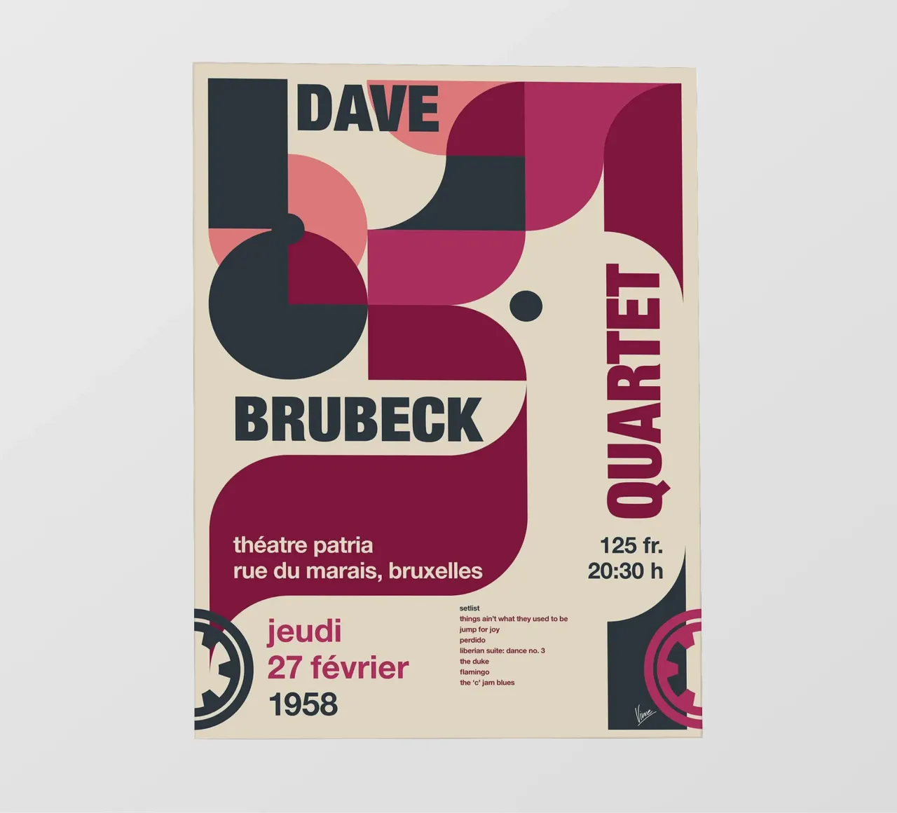 Quartetto Dave Brubeck di Chungkong pellicola backlit da jammie
