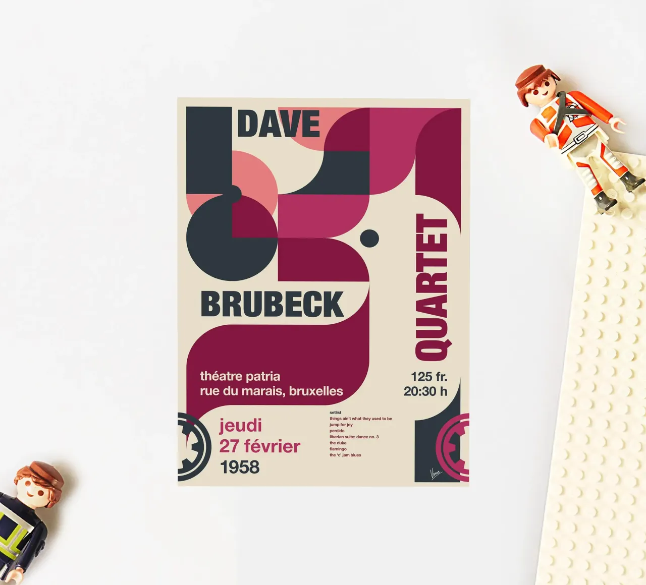 Quartetto Dave Brubeck di Chungkong adesivo da jammie