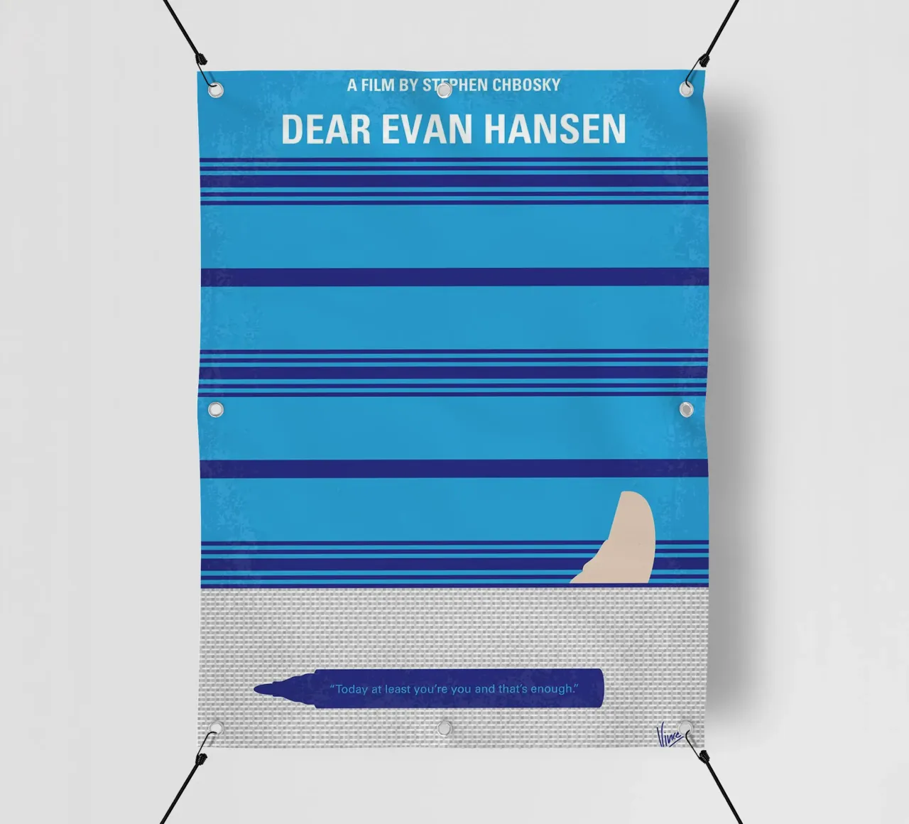Dear Evan Hansen di Chungkong telo in pvc da jammie