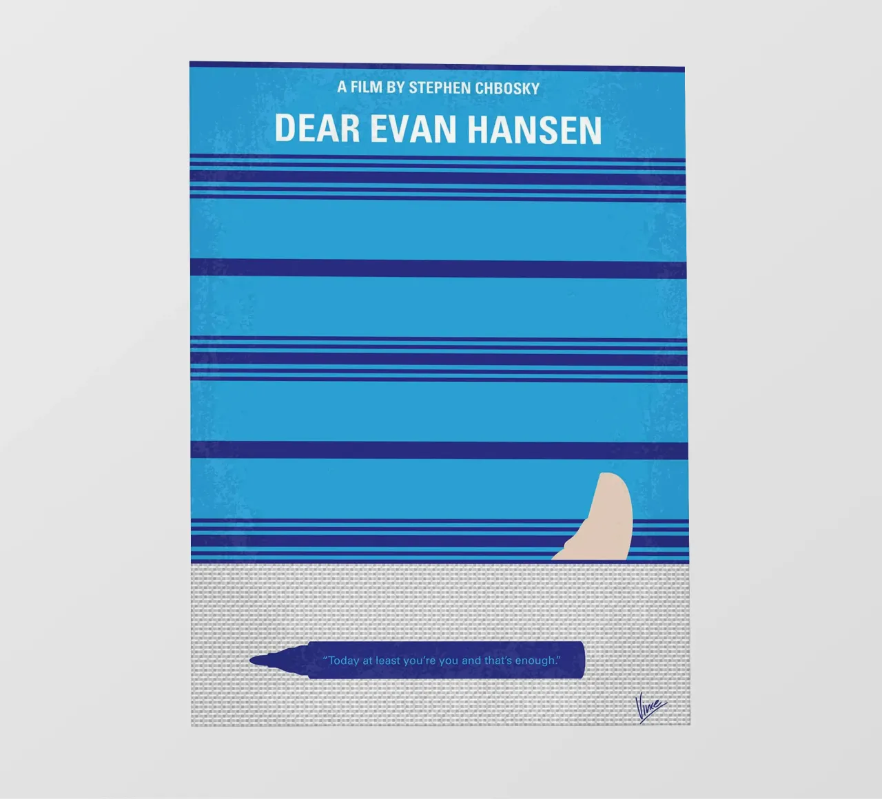 Dear Evan Hansen di Chungkong telo in pvc da jammie