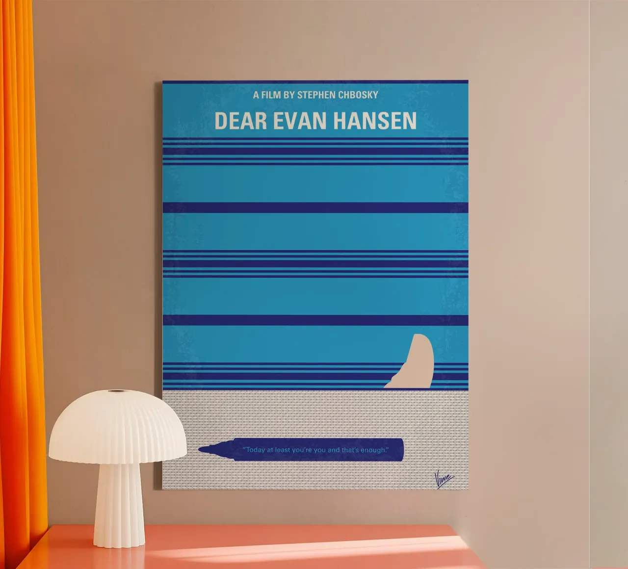 Dear Evan Hansen door Chungkong canvas met Baklijst van jammie
