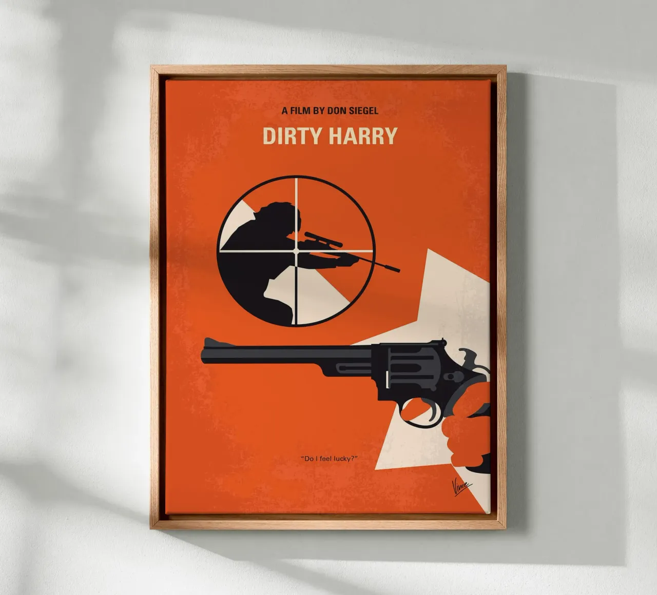Dirty Harry V di Chungkong tela con Cornice a cassetta da jammie