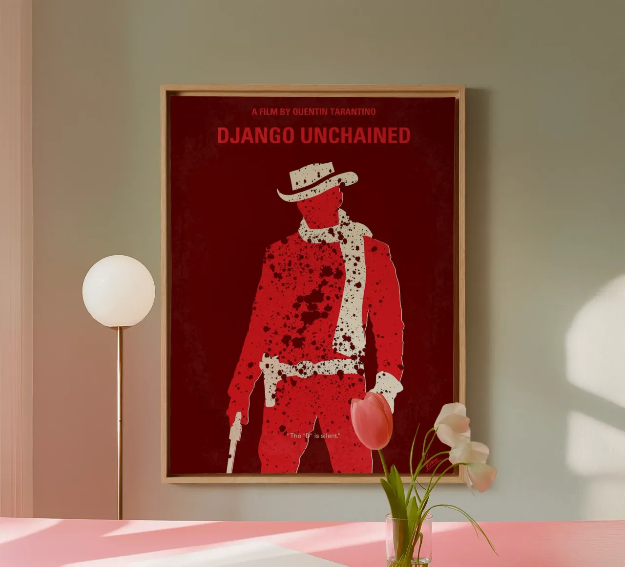 Django Unchained di Chungkong tela con Cornice a cassetta da jammie