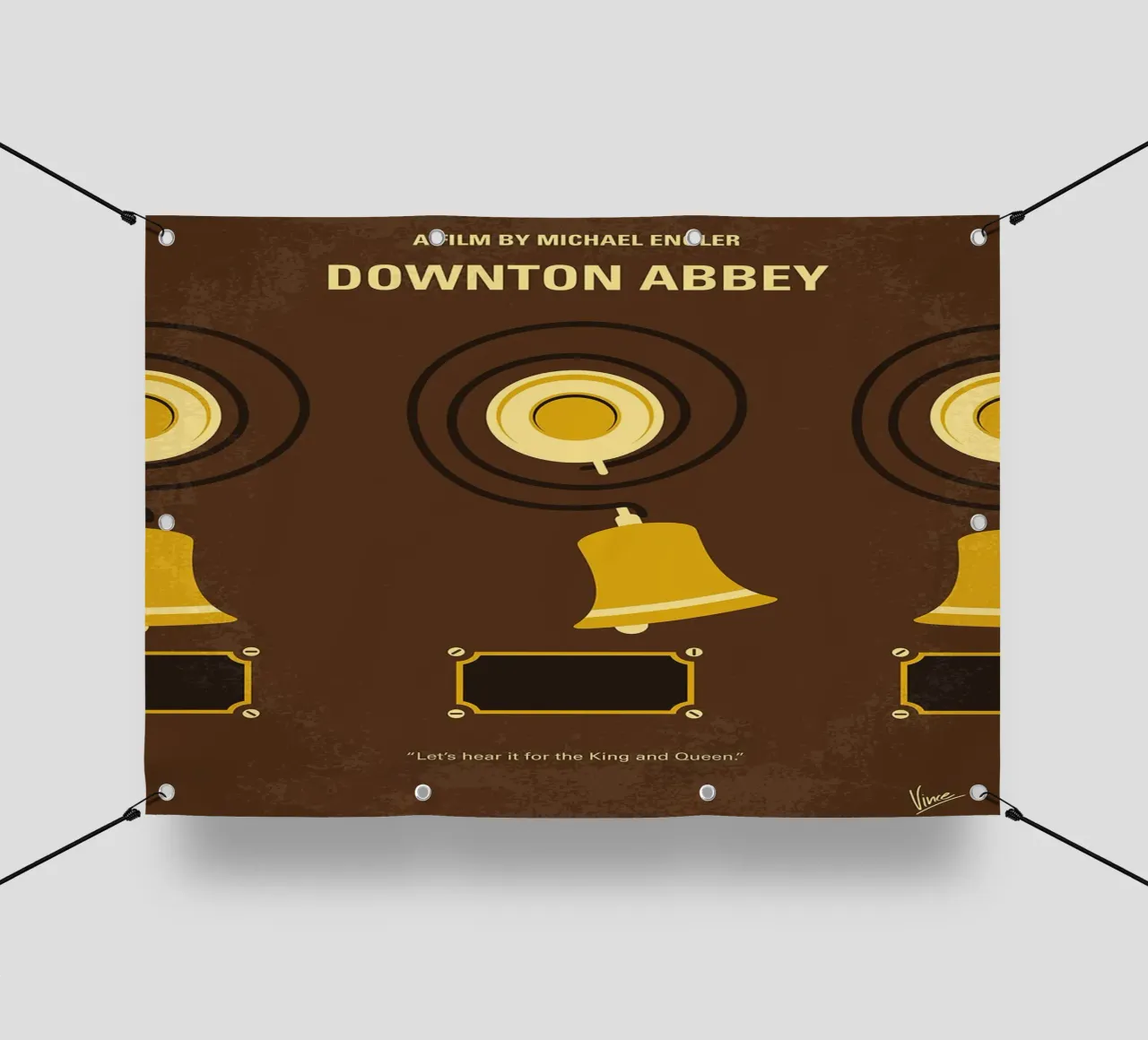 Downton Abbey di Chungkong telo in pvc da jammie