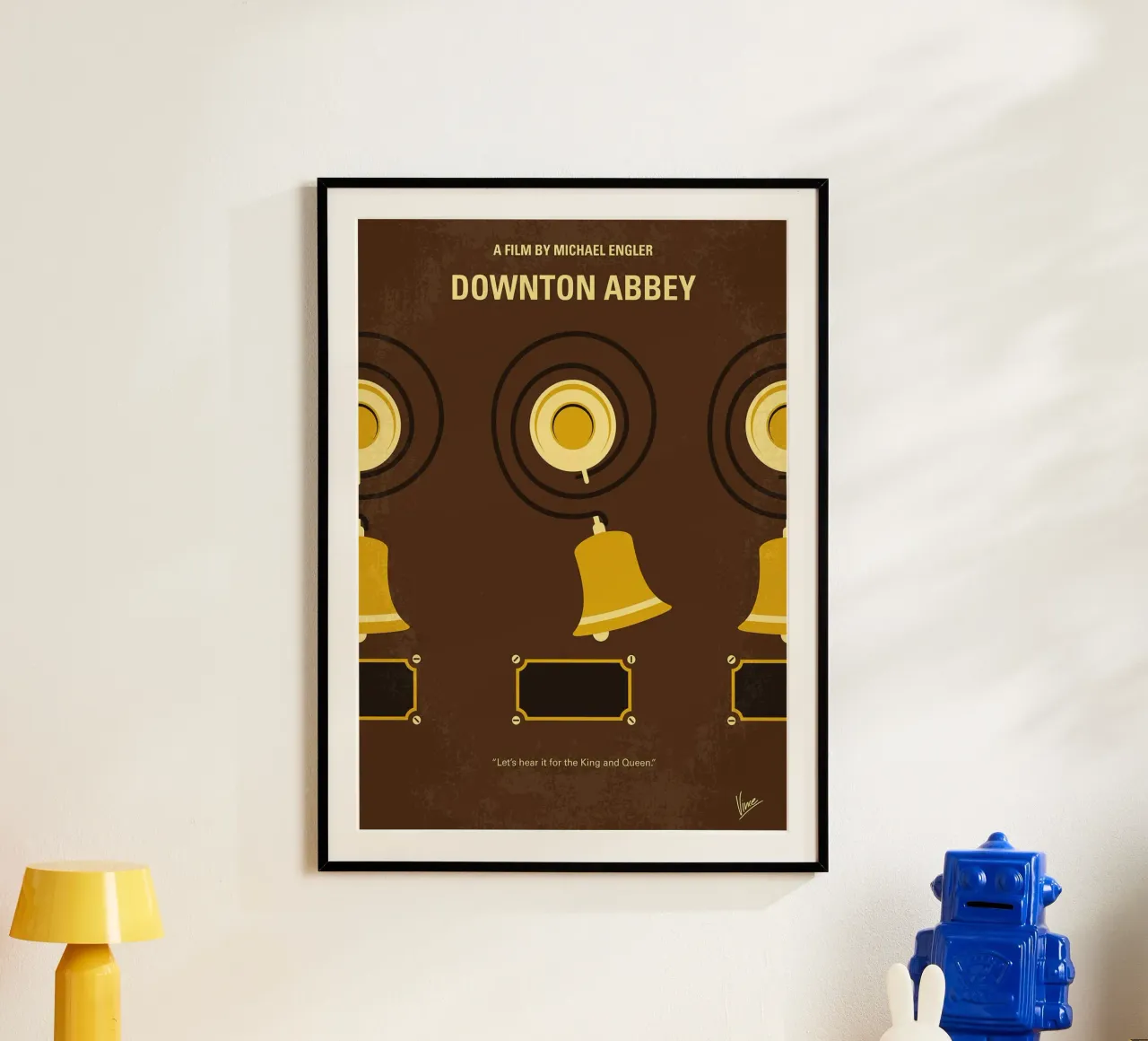 Downton Abbey di Chungkong poster con telaio in plastica da jammie