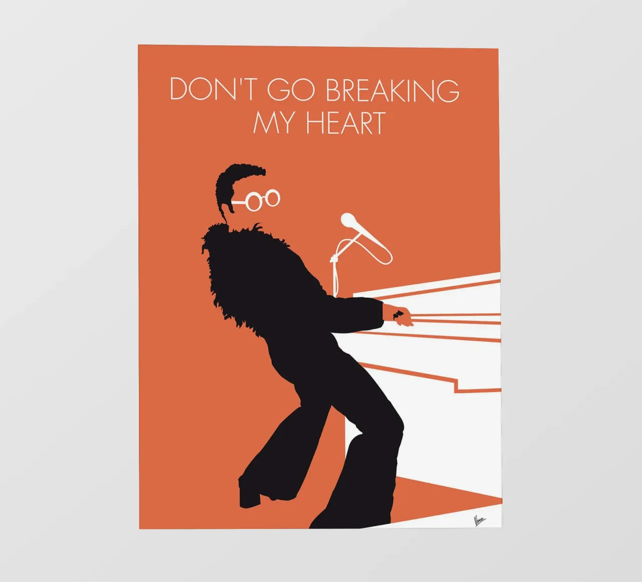 Elton John - Don't Go Breaking My Heart di Chungkong telo in pvc da jammie