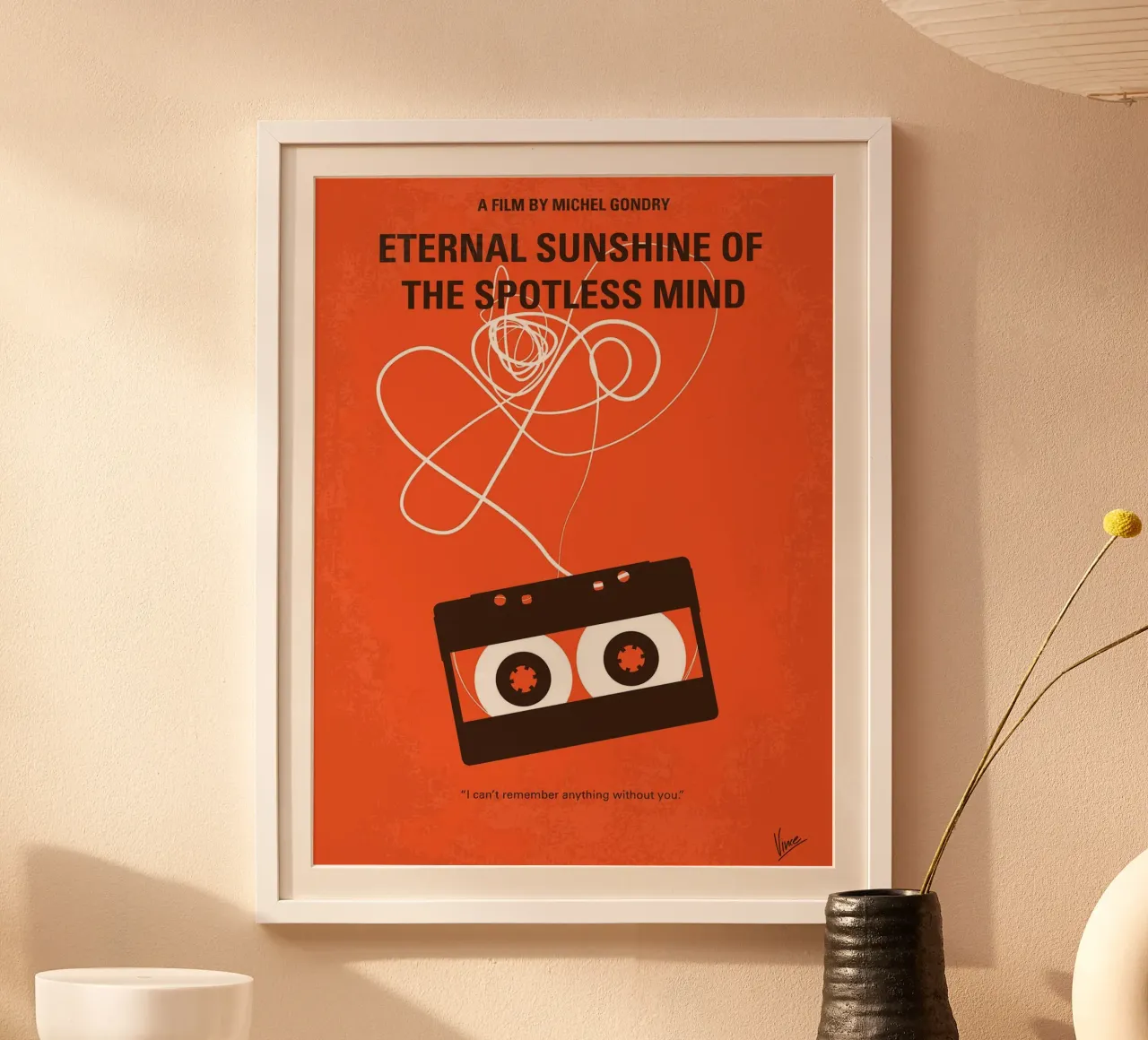 Eternal Sunshine of the Spotless Mind di Chungkong poster con telaio in legno da jammie