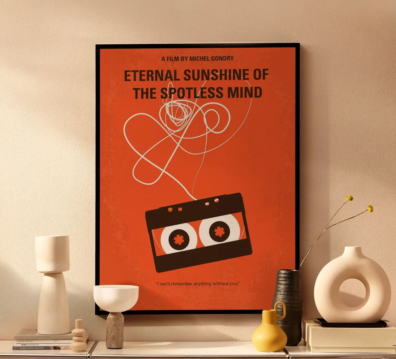 Eternal Sunshine of the Spotless Mind di Chungkong poster con telaio in legno da jammie