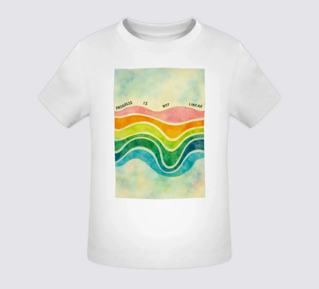 il progresso non è lineare maglietta neonato da cepeducks