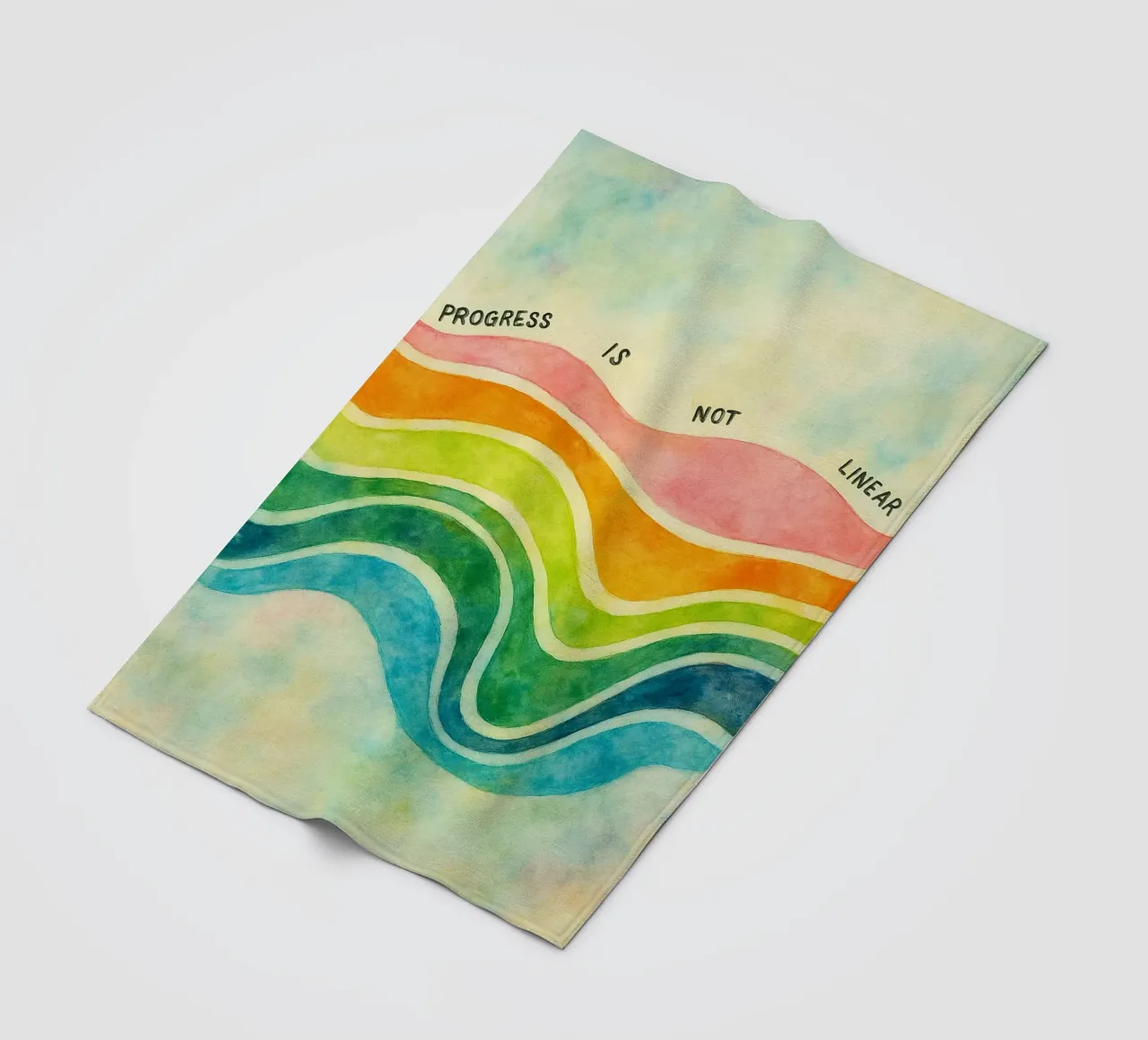 il progresso non è lineare coperta in pile da cepeducks