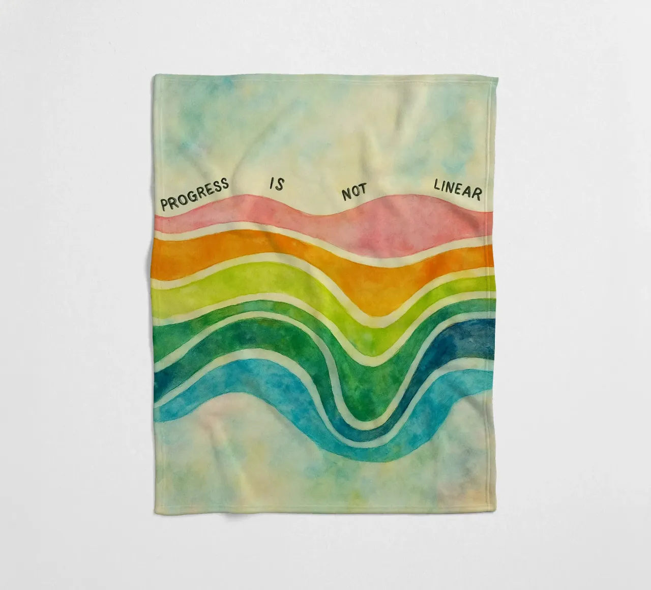 il progresso non è lineare coperta in pile da cepeducks