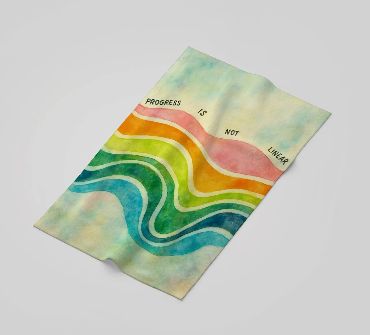 il progresso non è lineare telo mare da cepeducks