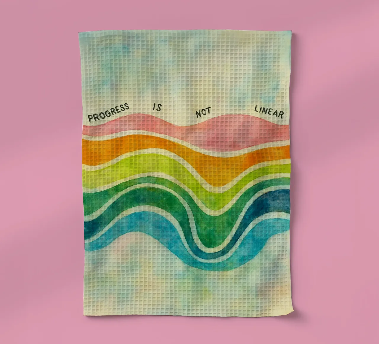 il progresso non è lineare canovaccio da cucina da cepeducks