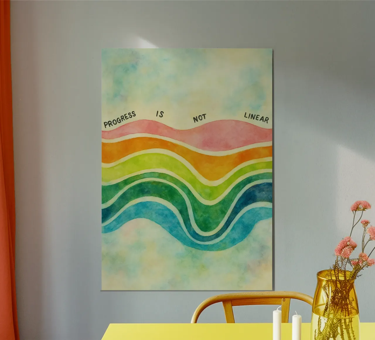 il progresso non è lineare alluminio dibond da cepeducks