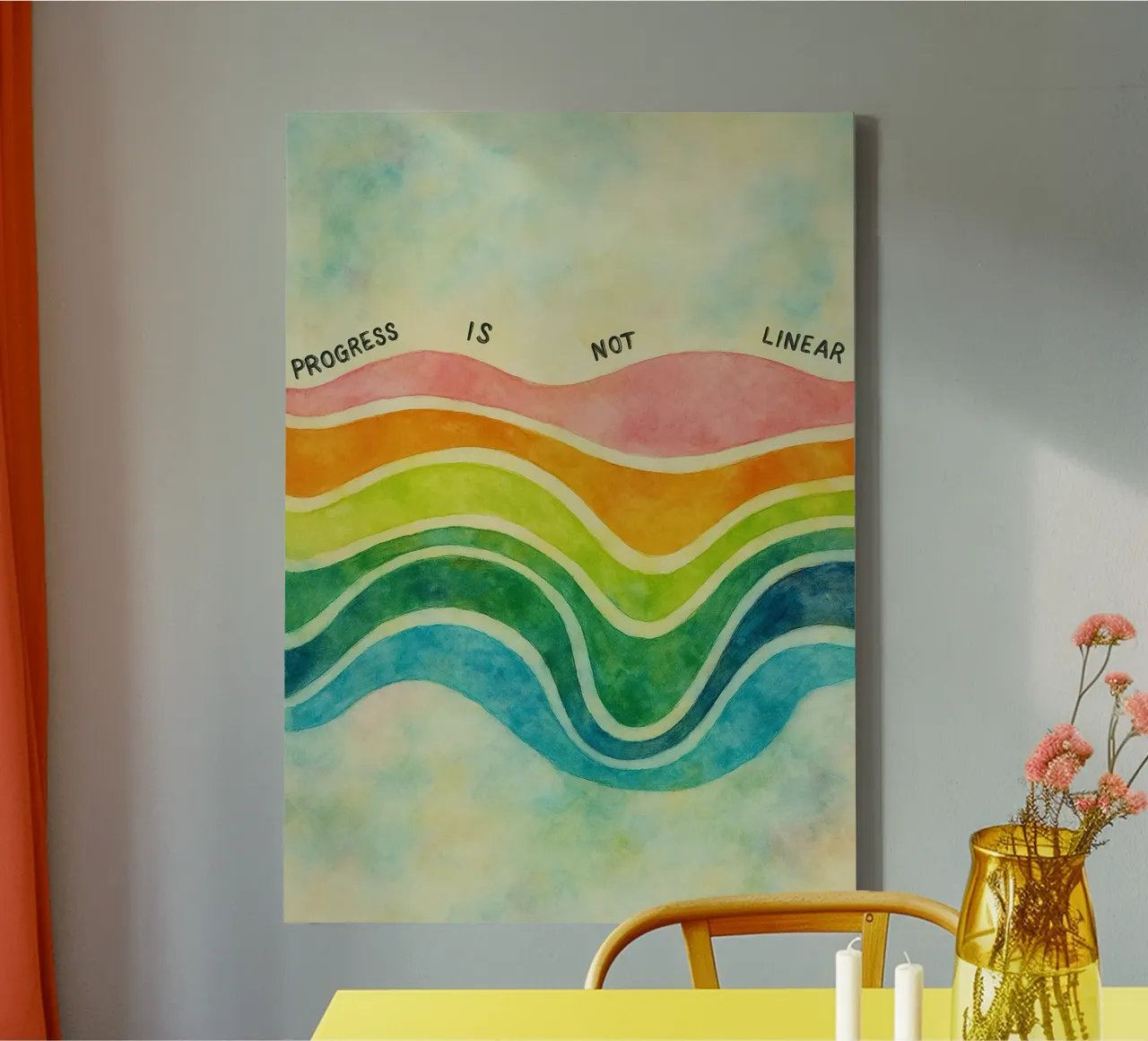 il progresso non è lineare tela da cepeducks