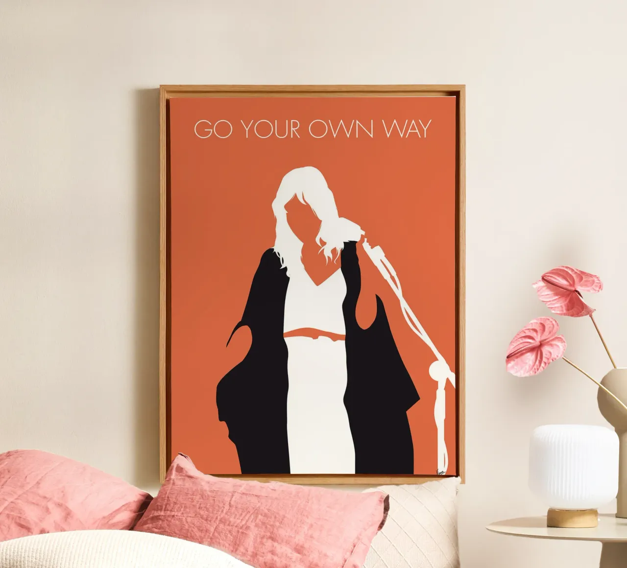 Fleetwood Mac - Go Your Own Way di Chungkong tela con Cornice a cassetta da jammie