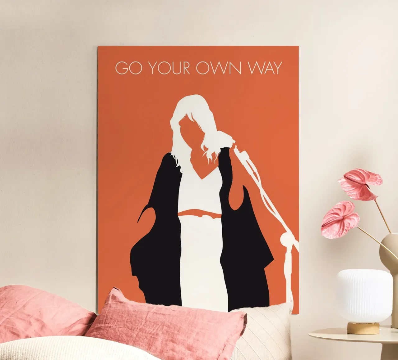 Fleetwood Mac - Go Your Own Way di Chungkong poster con telaio in alluminio da jammie