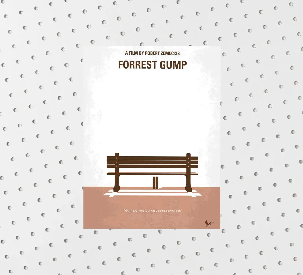 Forrest Gump di Chungkong adesivo da jammie