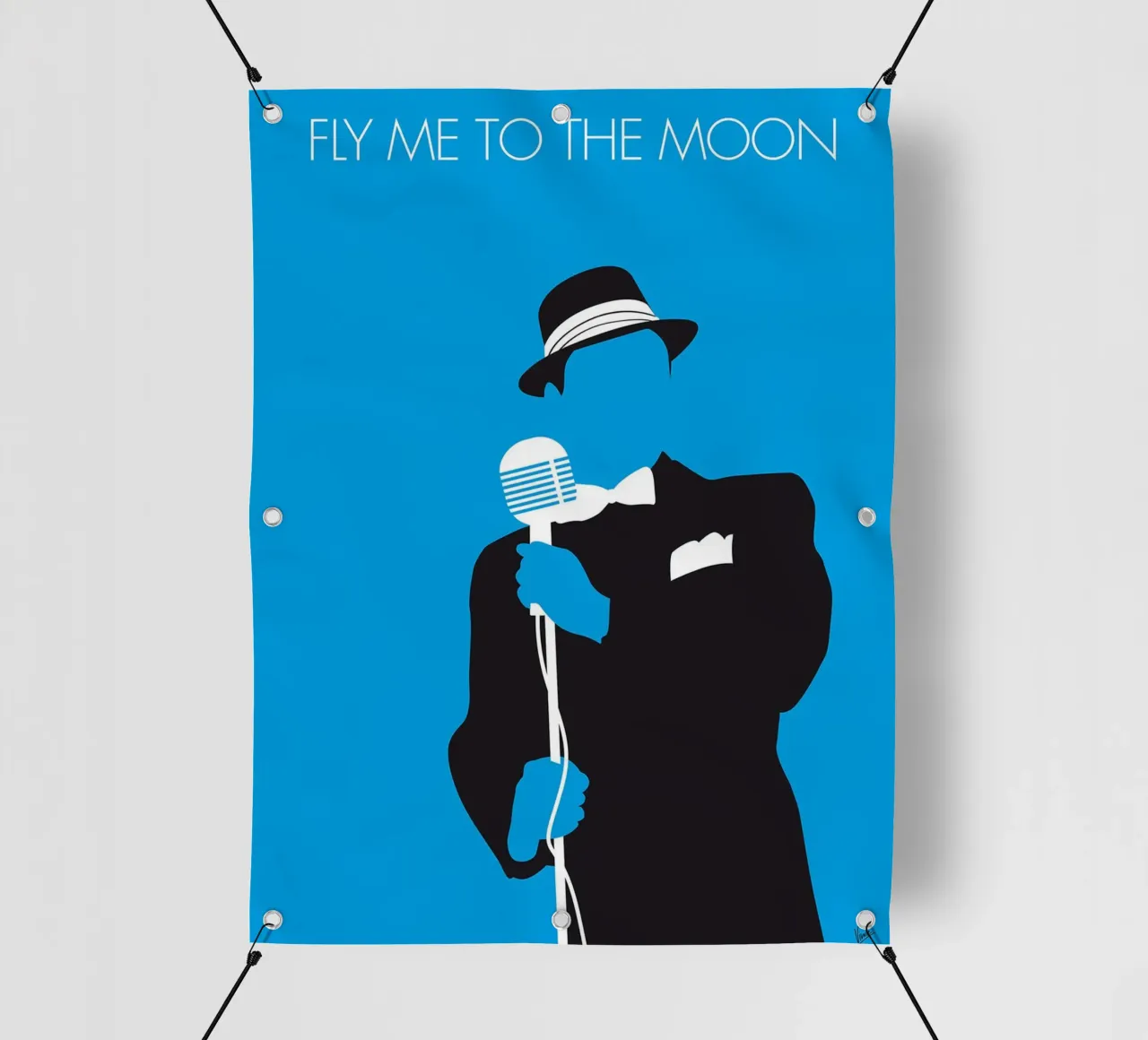 Frank Sinatra - Fly me to the moon di Chungkong telo in pvc da jammie