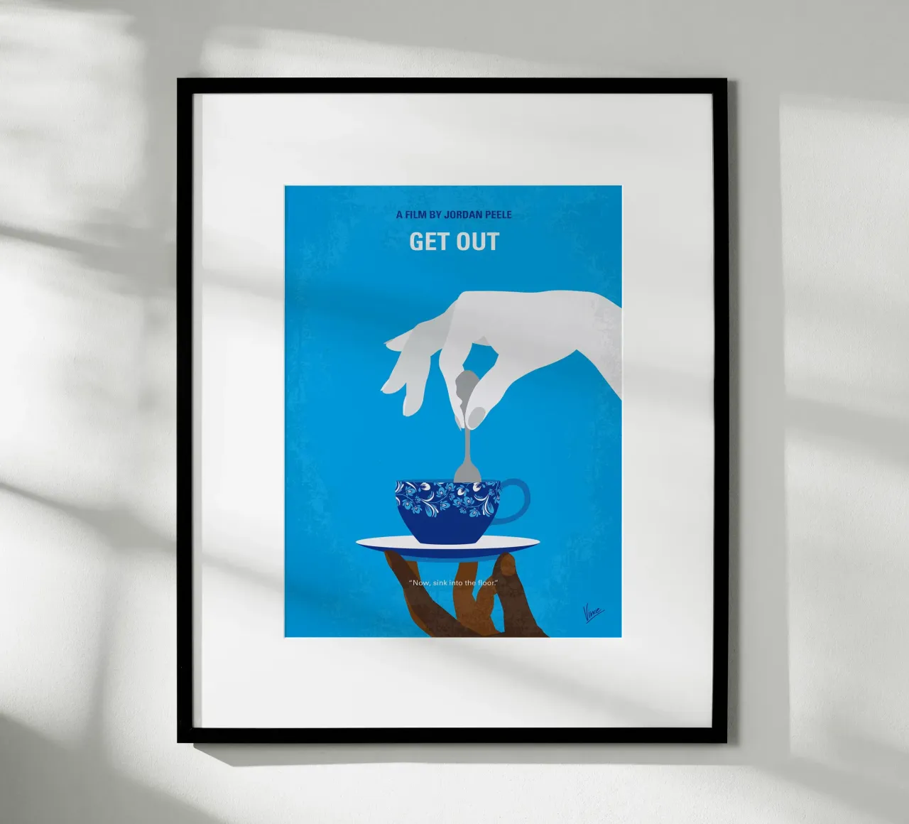 Esci da Chungkong poster con telaio in plastica da jammie