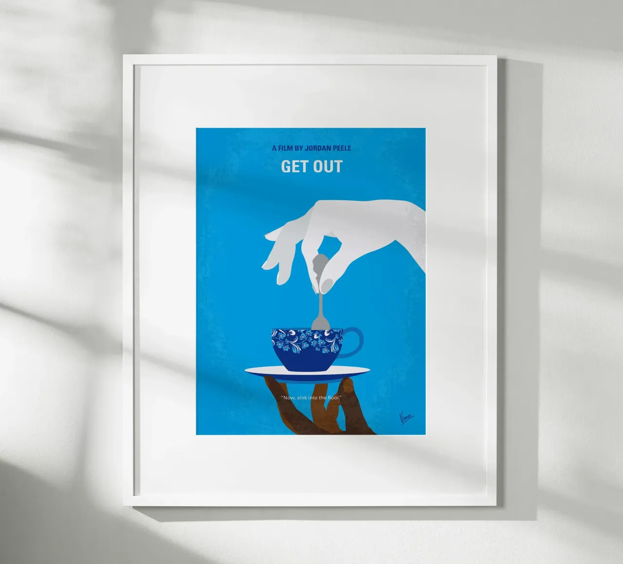 Esci da Chungkong poster con telaio in plastica da jammie