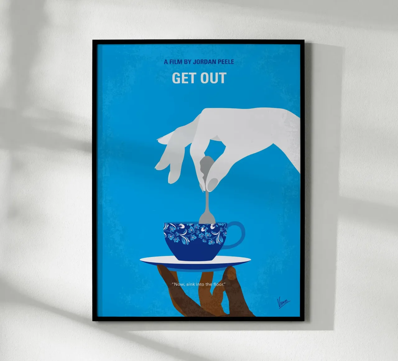 Esci da Chungkong poster con telaio in plastica da jammie