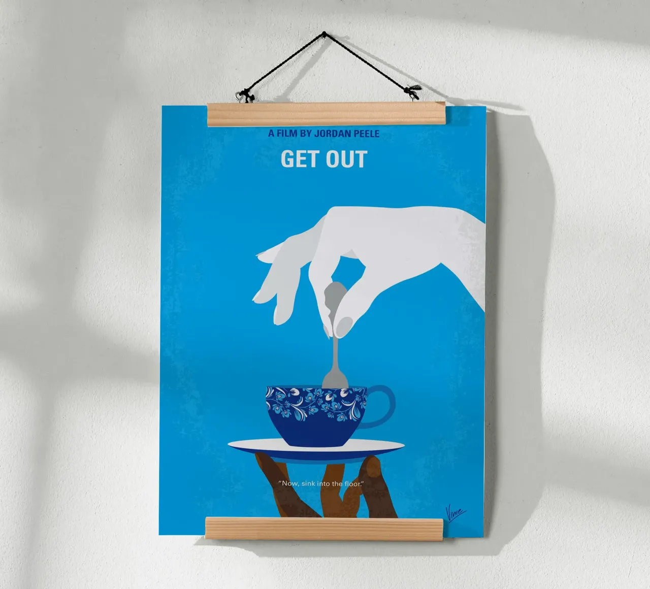 Esci da Chungkong poster con telaio in plastica da jammie