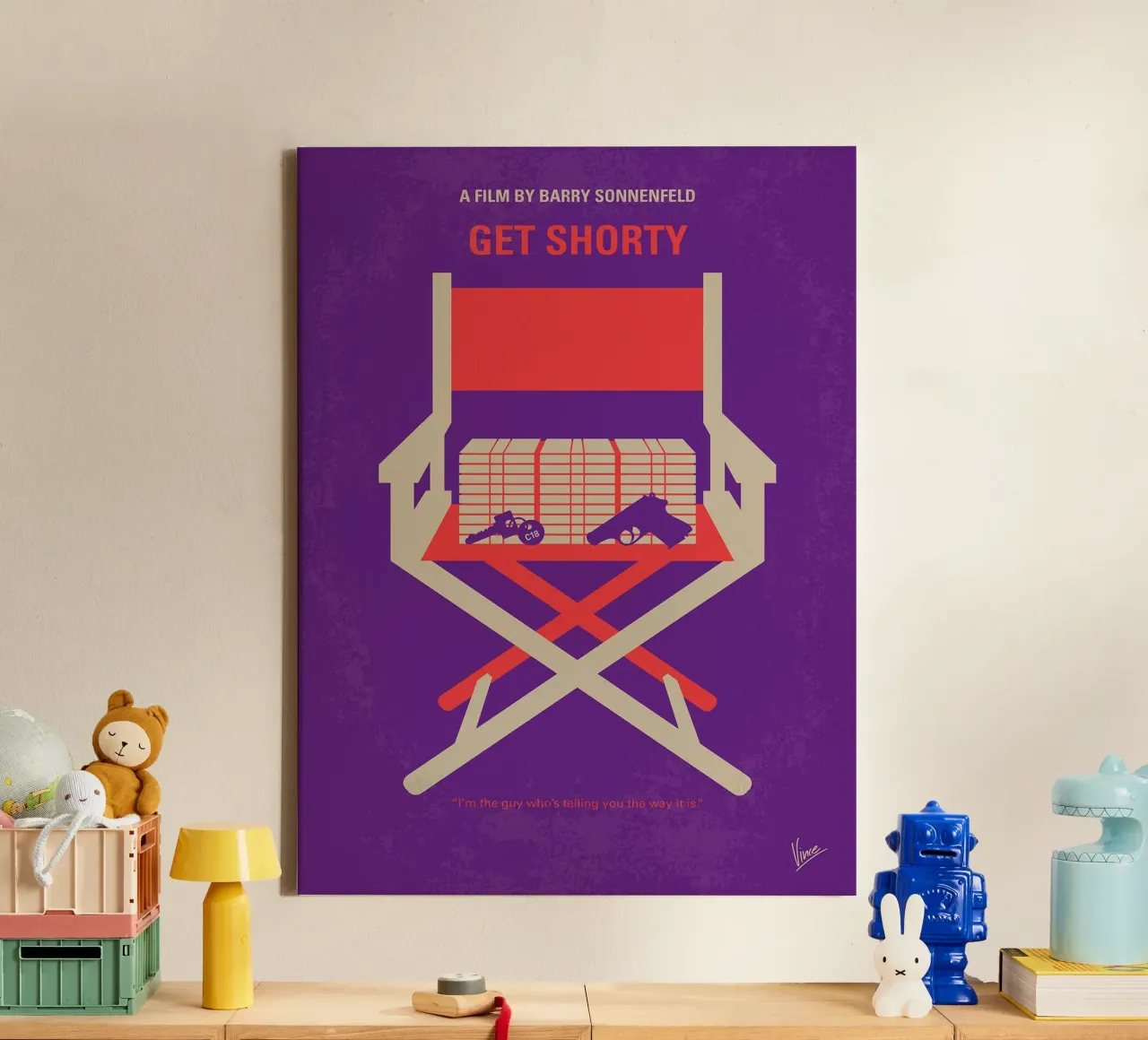 Get Shorty di Chungkong tela con Cornice a cassetta da jammie