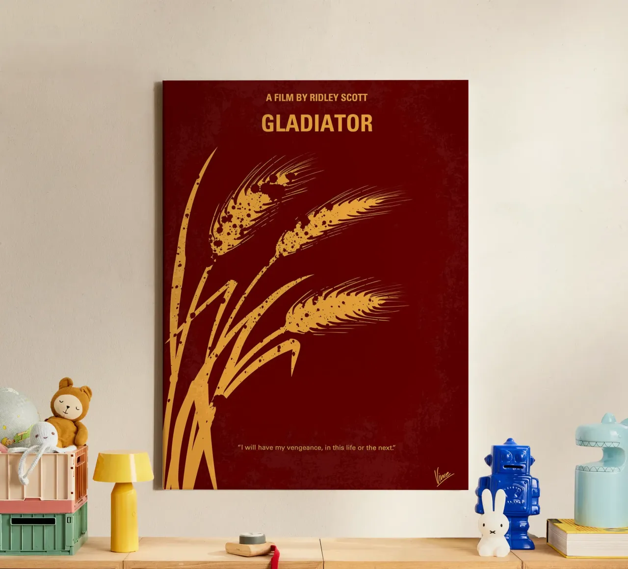 Gladiator by Chungkong canvas with Floater frame by jammie