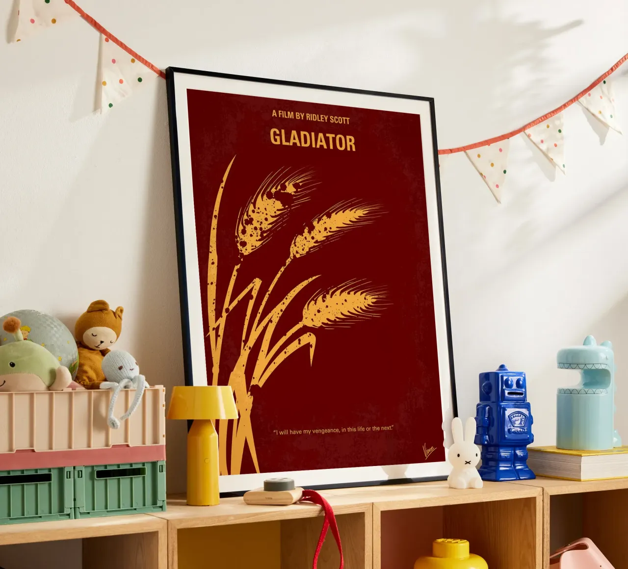 Gladiatore di Chungkong poster con telaio in plastica da jammie