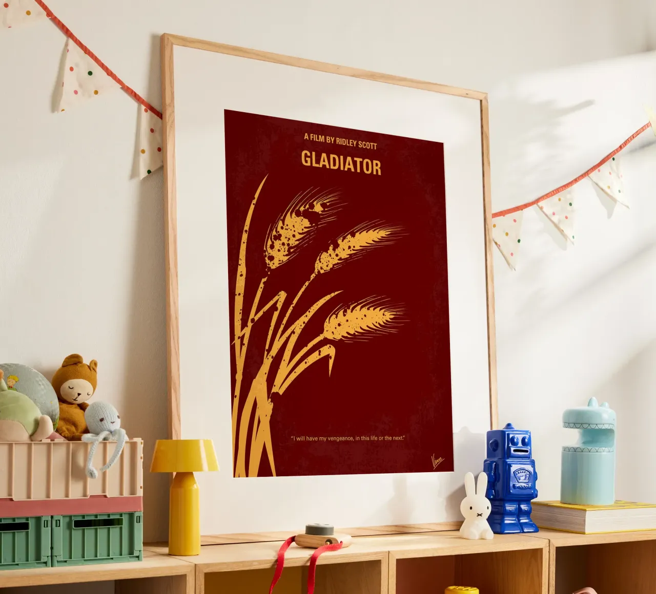 Gladiatore di Chungkong poster con telaio in plastica da jammie