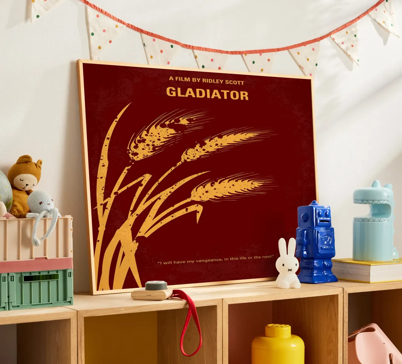 Gladiatore di Chungkong poster con telaio in plastica da jammie