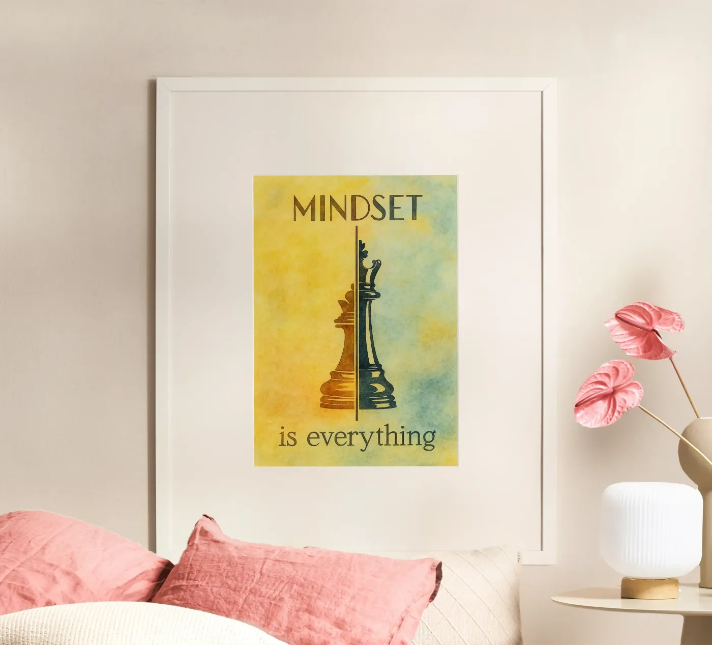 mindset is everything chees poster by cepeducks
