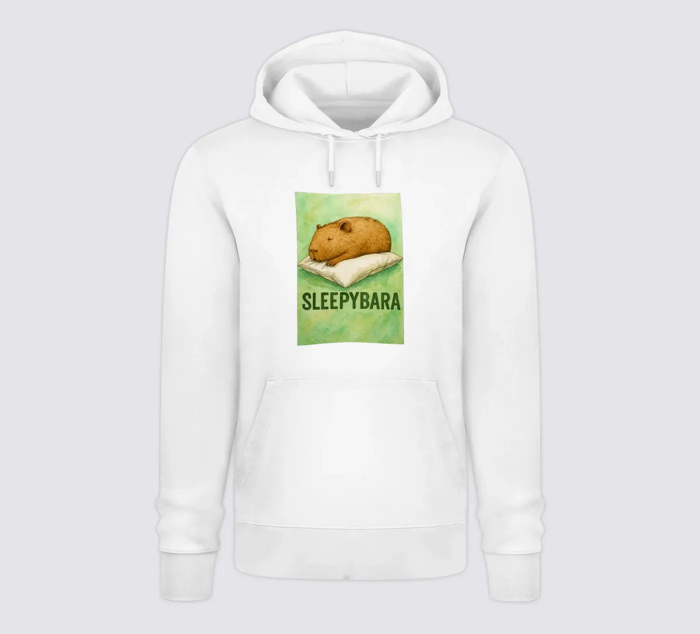 sleepybara tekening hoodie van cepeducks