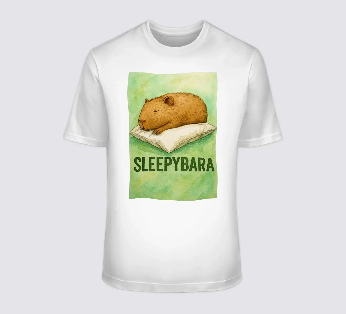 disegno di sleepybara t-shirt da cepeducks