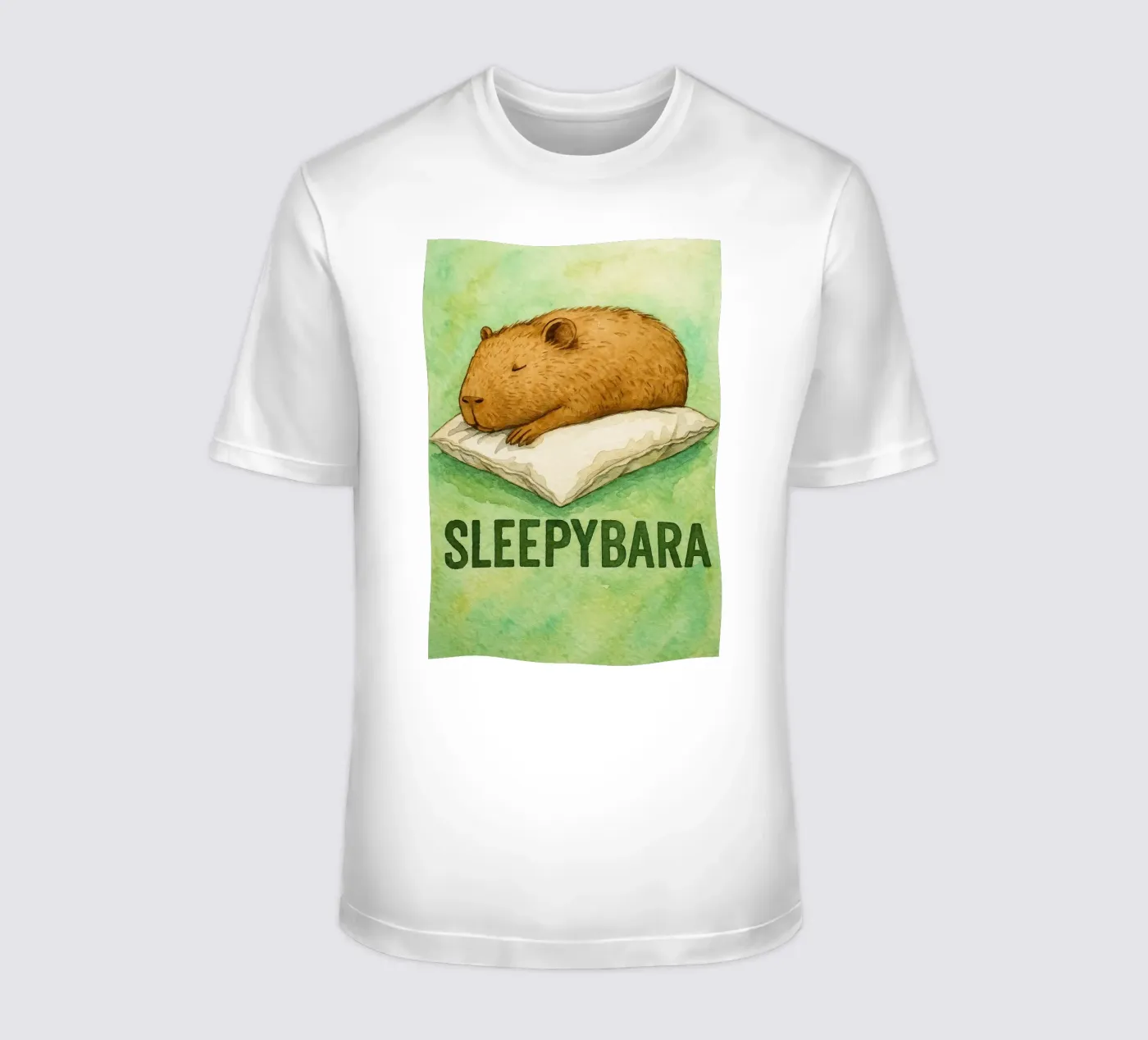 disegno di sleepybara t-shirt da cepeducks