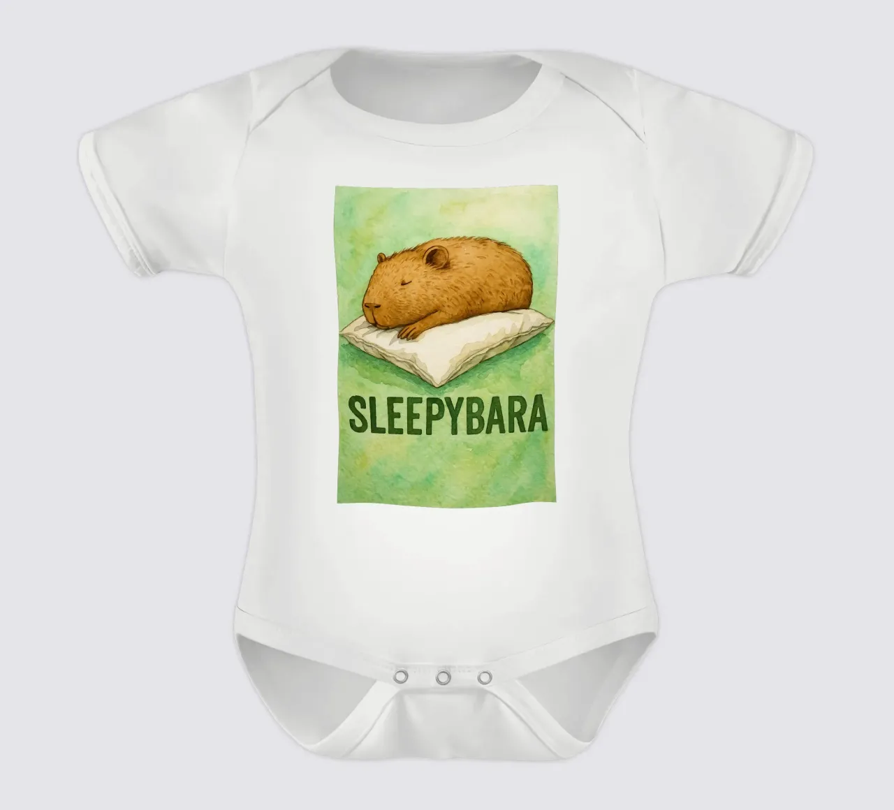 sleepybara dessin body bébé de cepeducks