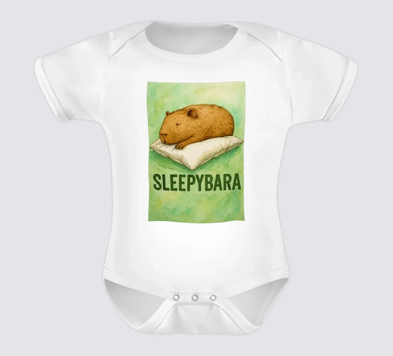 sleepybara dessin body bébé de cepeducks