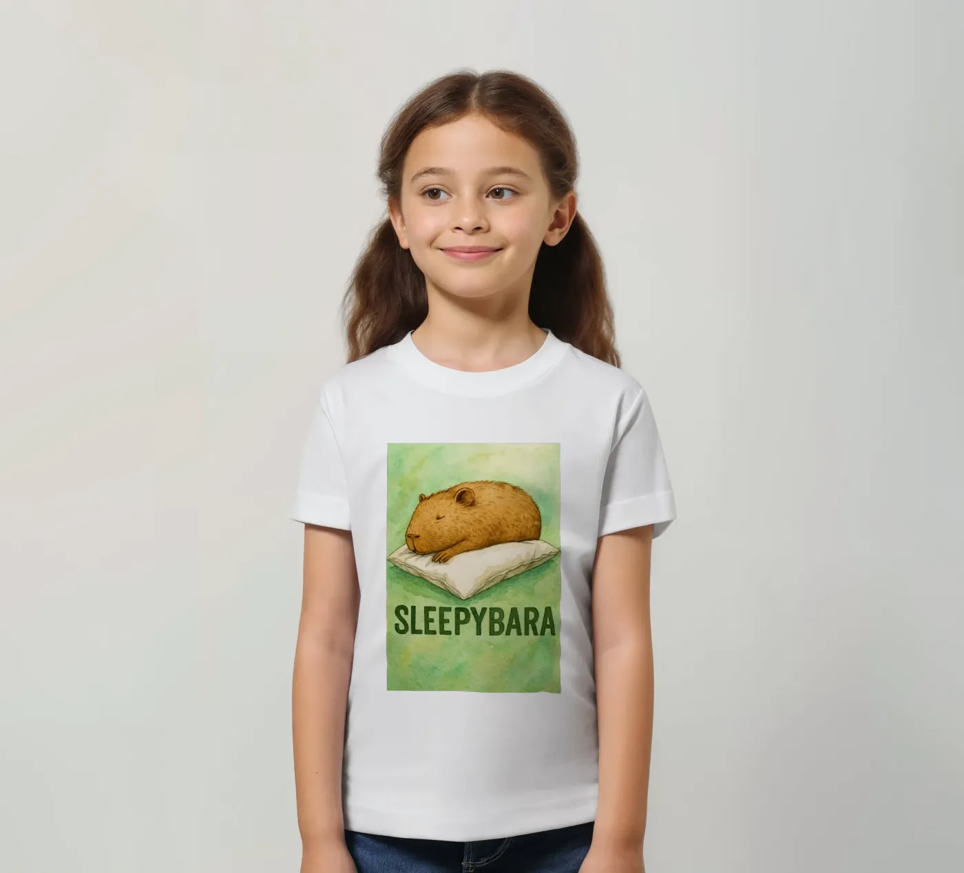 sleepybara tekening kinder t-shirt van cepeducks