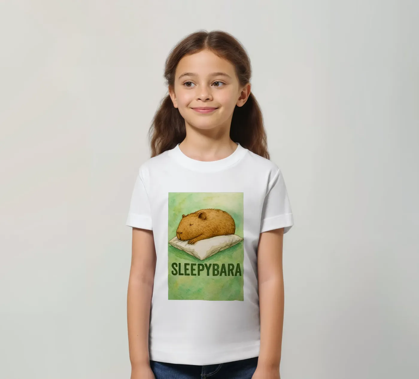 sleepybara tekening kinder t-shirt van cepeducks